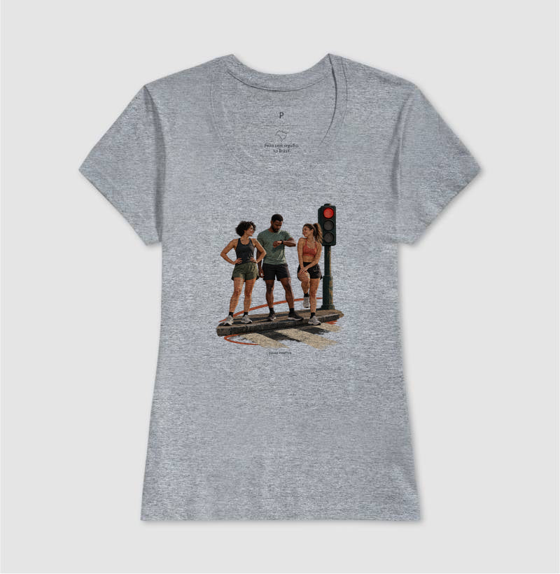 Camiseta Unissex - Semáforo Vermelho