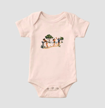 Body Infantil - Primeiro Longão, Rosa Bebê