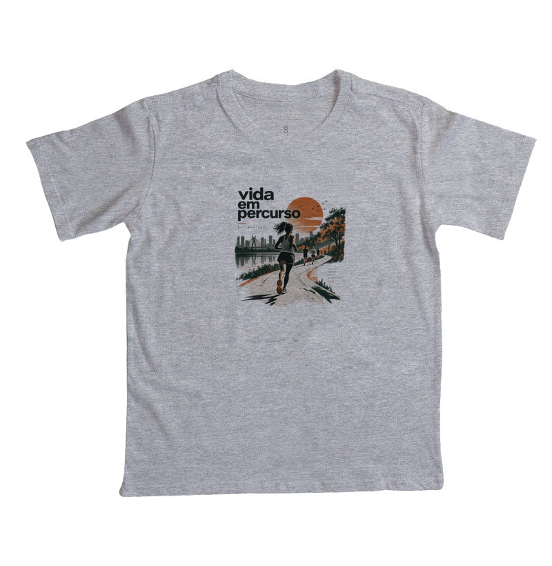 Camiseta infantil - Vida em Percurso