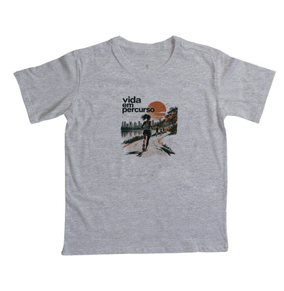 Camiseta infantil - Vida em Percurso