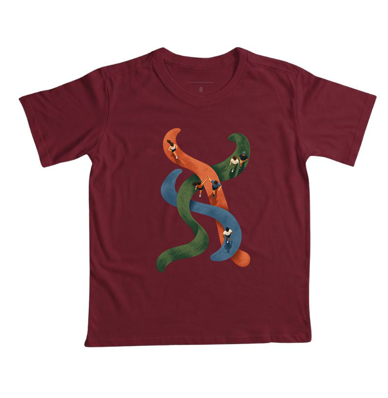 Camiseta Infantil - Rotas que se Cruzam
