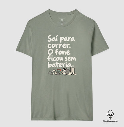 Camiseta Algodão Peruano - Fone Sem Carga
