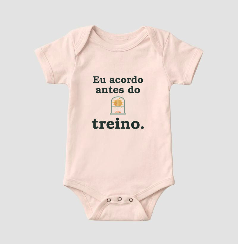 Body Infantil - Despertador da Casa, Rosa Bebê