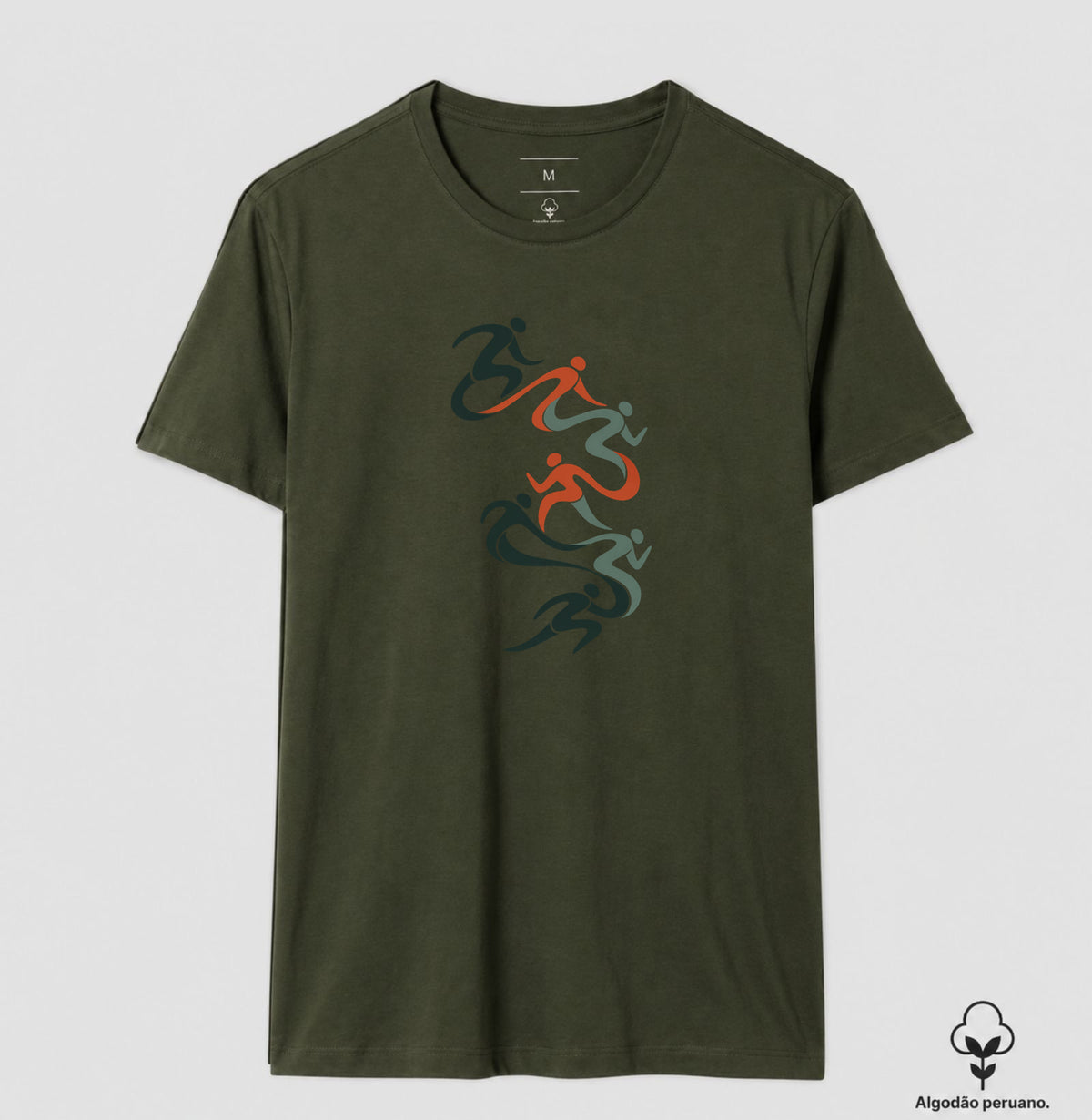 Camiseta Algodão Peruano - Movimento Contínuo