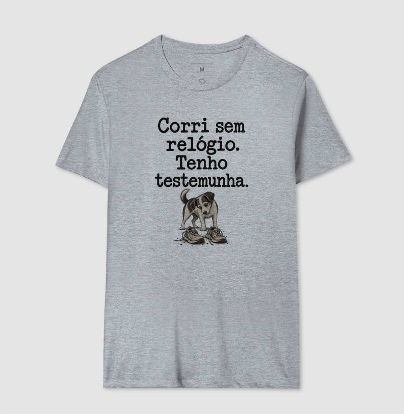 Camiseta Unissex - Relógio em Casa