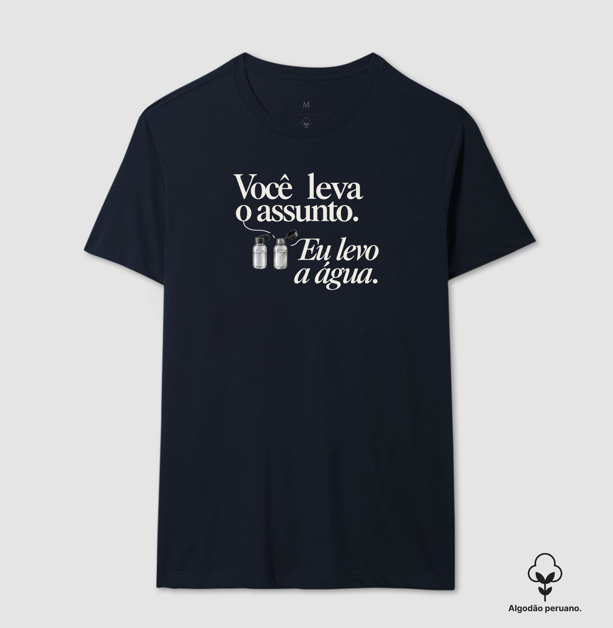 Camiseta Algodão Peruano - Dupla Combinada