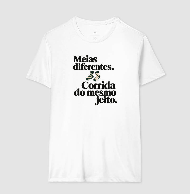 Camiseta Unissex - Par Diferente, Masculino, Branca