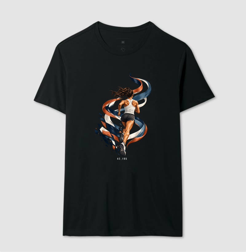 Camiseta Unissex - Dentro da Maratona, Masculino, Preta
