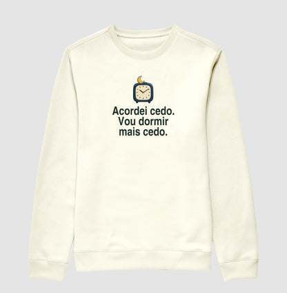 Suéter Moletom - Sono Adiantado, Off White