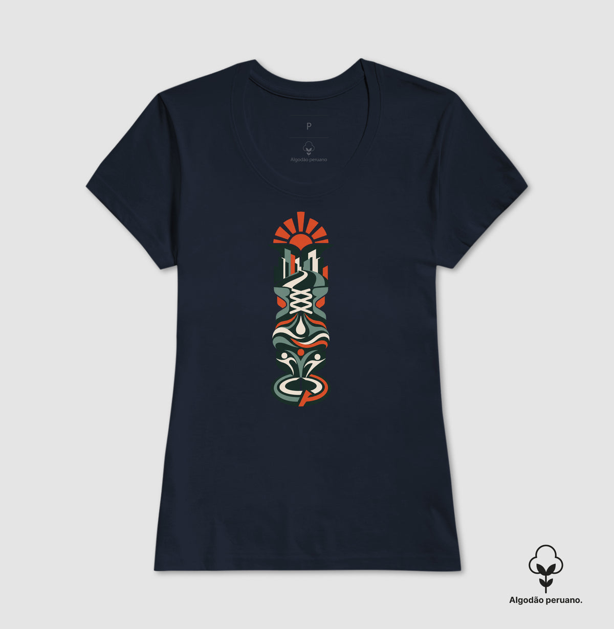 Camiseta Algodão Peruano - Totem do Corre