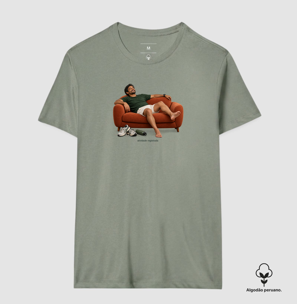 Camiseta Algodão Peruano - Recuperação Ativa