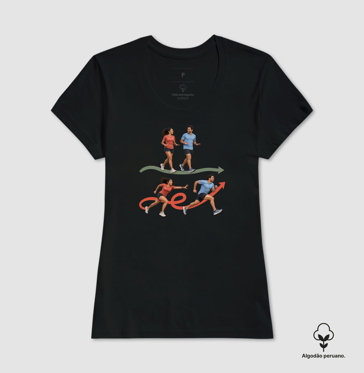 Camiseta Algodão Peruano - Pace Combinado