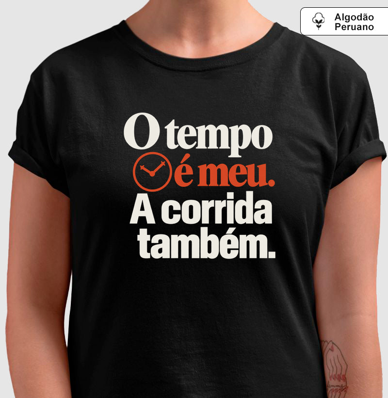 Camiseta Algodão Peruano - Hora Particular