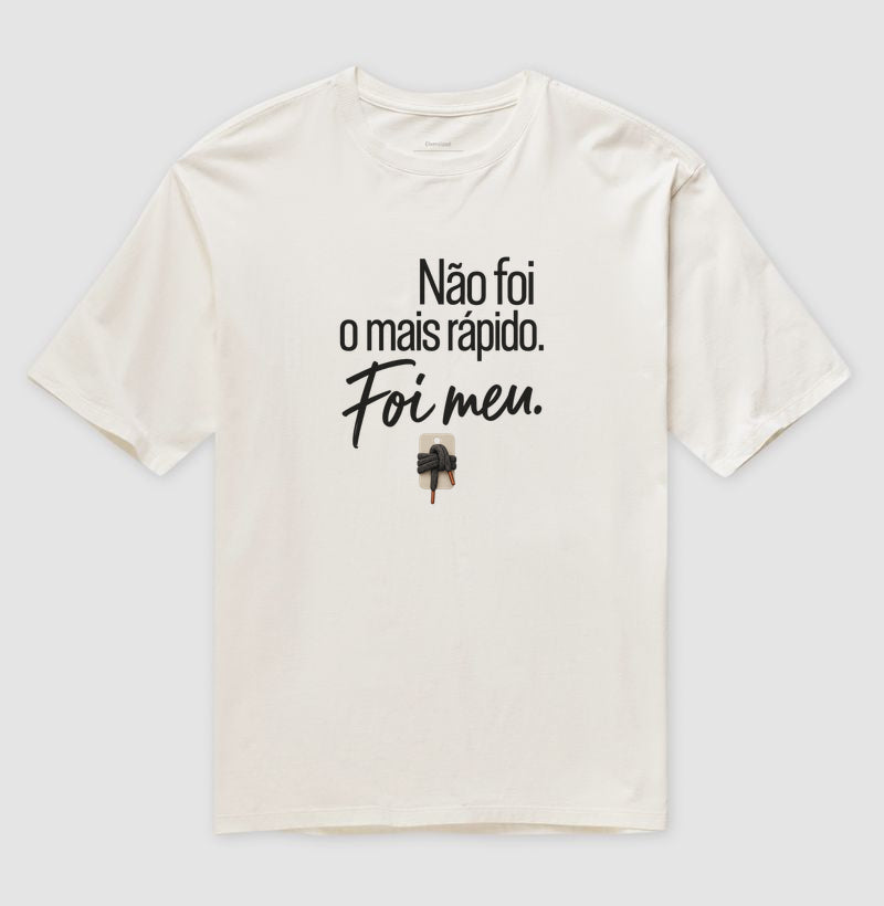 Camiseta Oversized - Orgulho sem Comparação, Off White