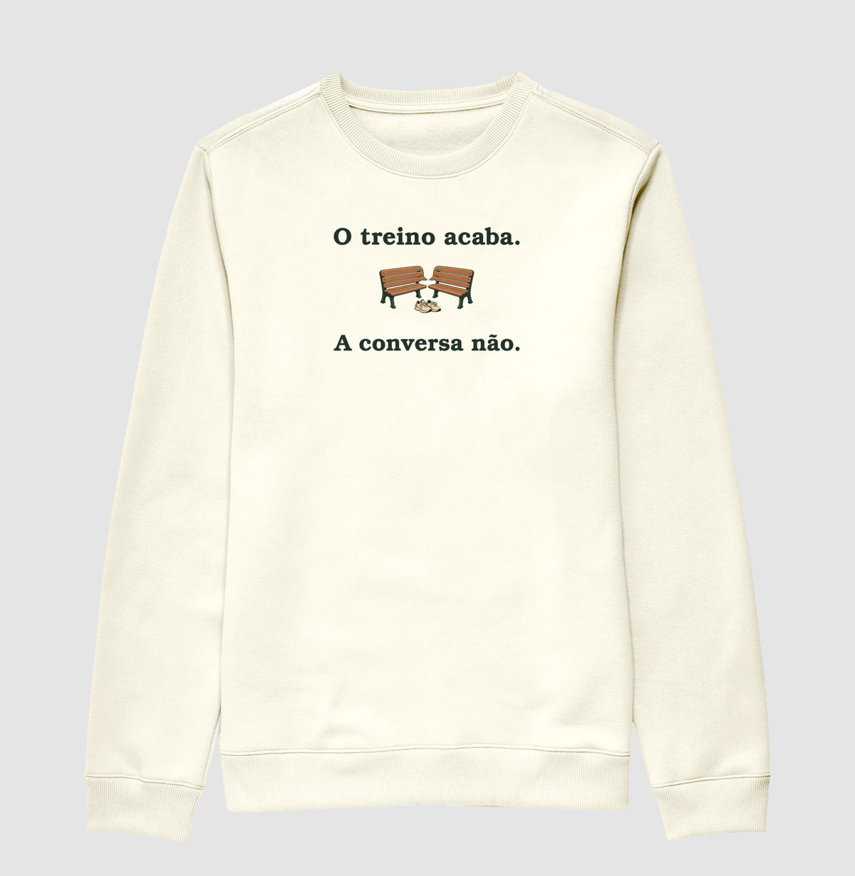 Suéter Moletom - Conversa Depois, Off White