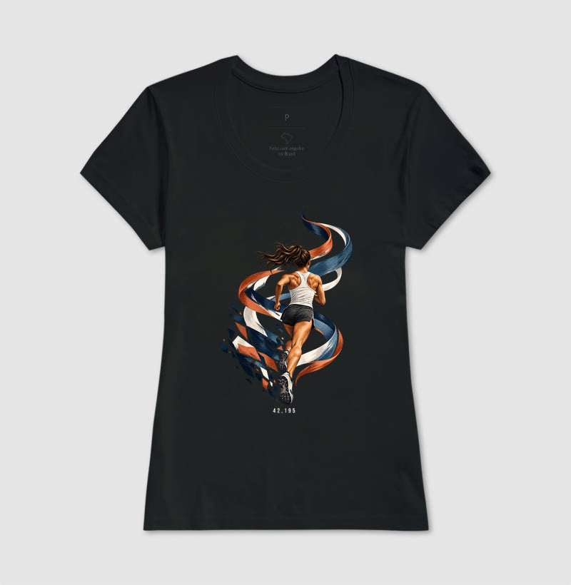 Camiseta Unissex - Dentro da Maratona, Feminino, Preta