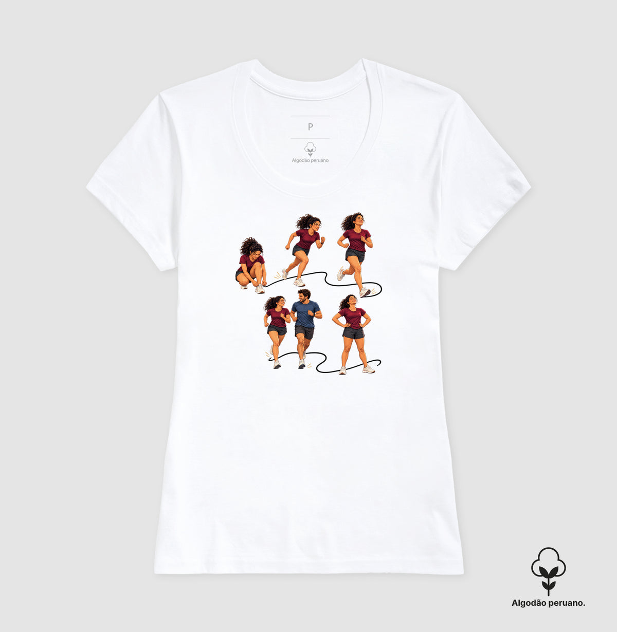 Camiseta Algodão Peruano - Primeiro 5K