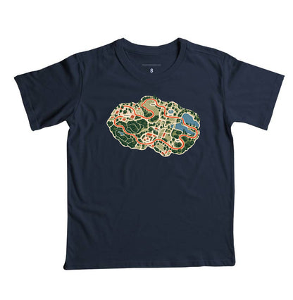 Camiseta Infantil - Mapa do Corre