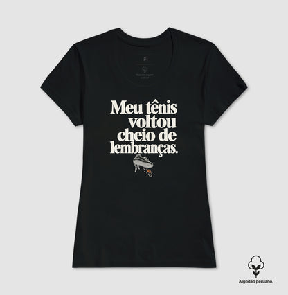 Camiseta Algodão Peruano - Areia de Brinde