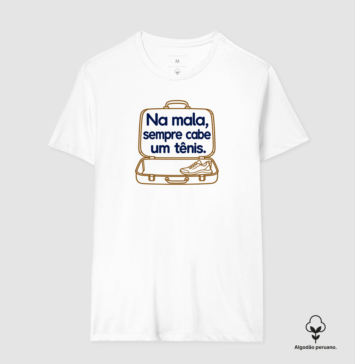Camiseta Algodão Peruano - Correr de Férias