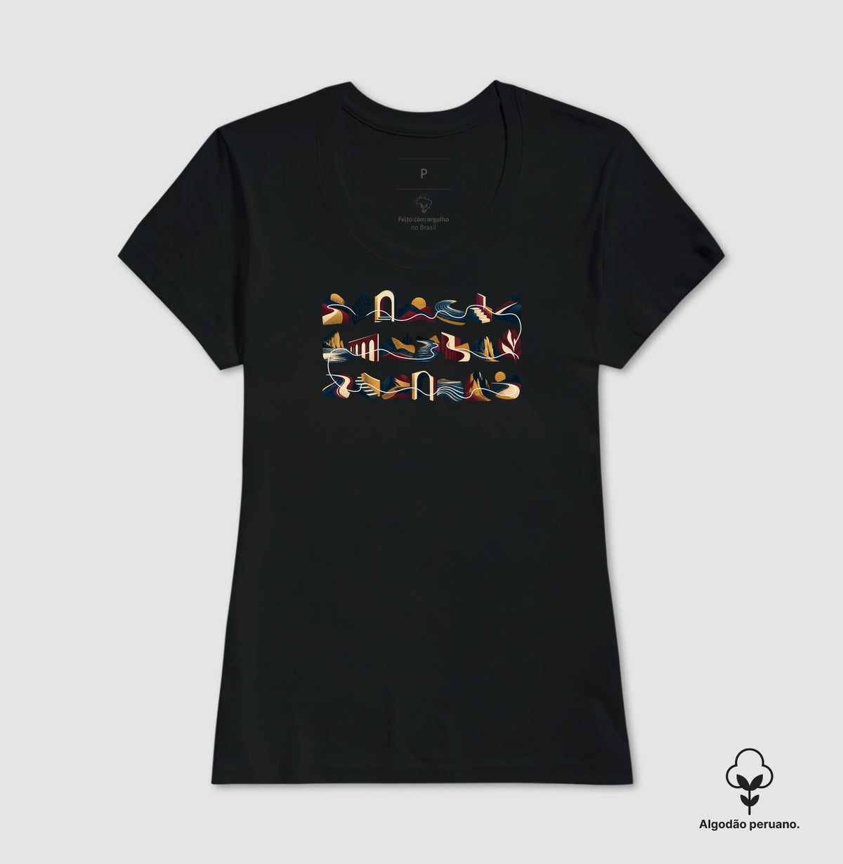 Camiseta Algodão Peruano - Meia História
