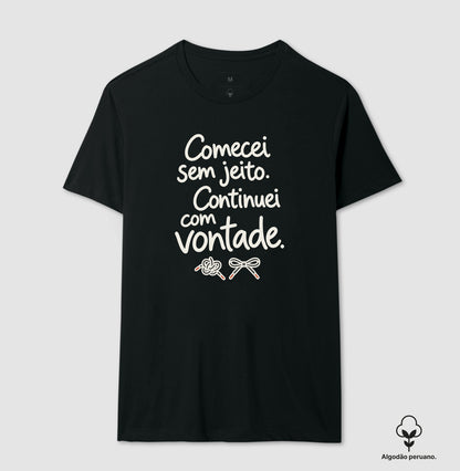 Camiseta Algodão Peruano - Outro Começo, Masculino, Preta