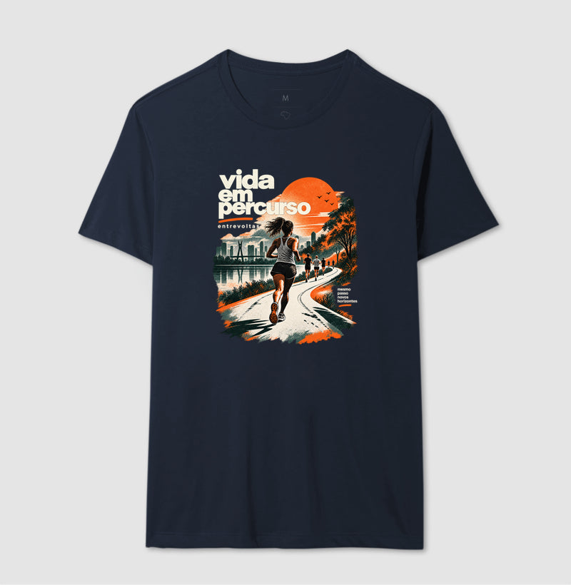 Camiseta Unissex - Vida em Percurso