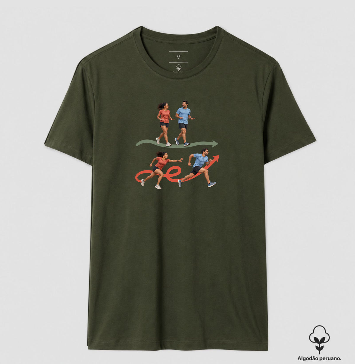 Camiseta Algodão Peruano - Pace Combinado