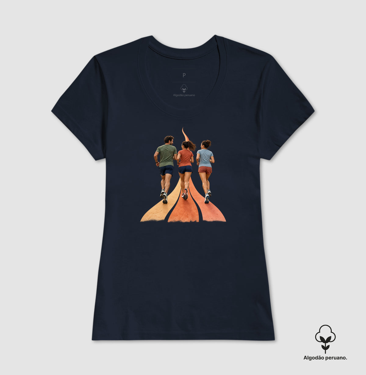 Camiseta Algodão Peruano - Último Quilômetro Juntos
