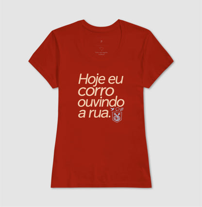 Camiseta Unissex - Música Guardada, Feminino, Vermelho