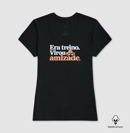 Camiseta Algodão Peruano - Amizade Salva