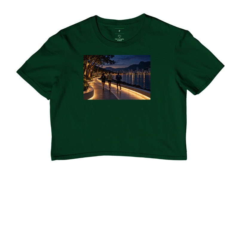 Cropped - Noite Refletiva, Verde