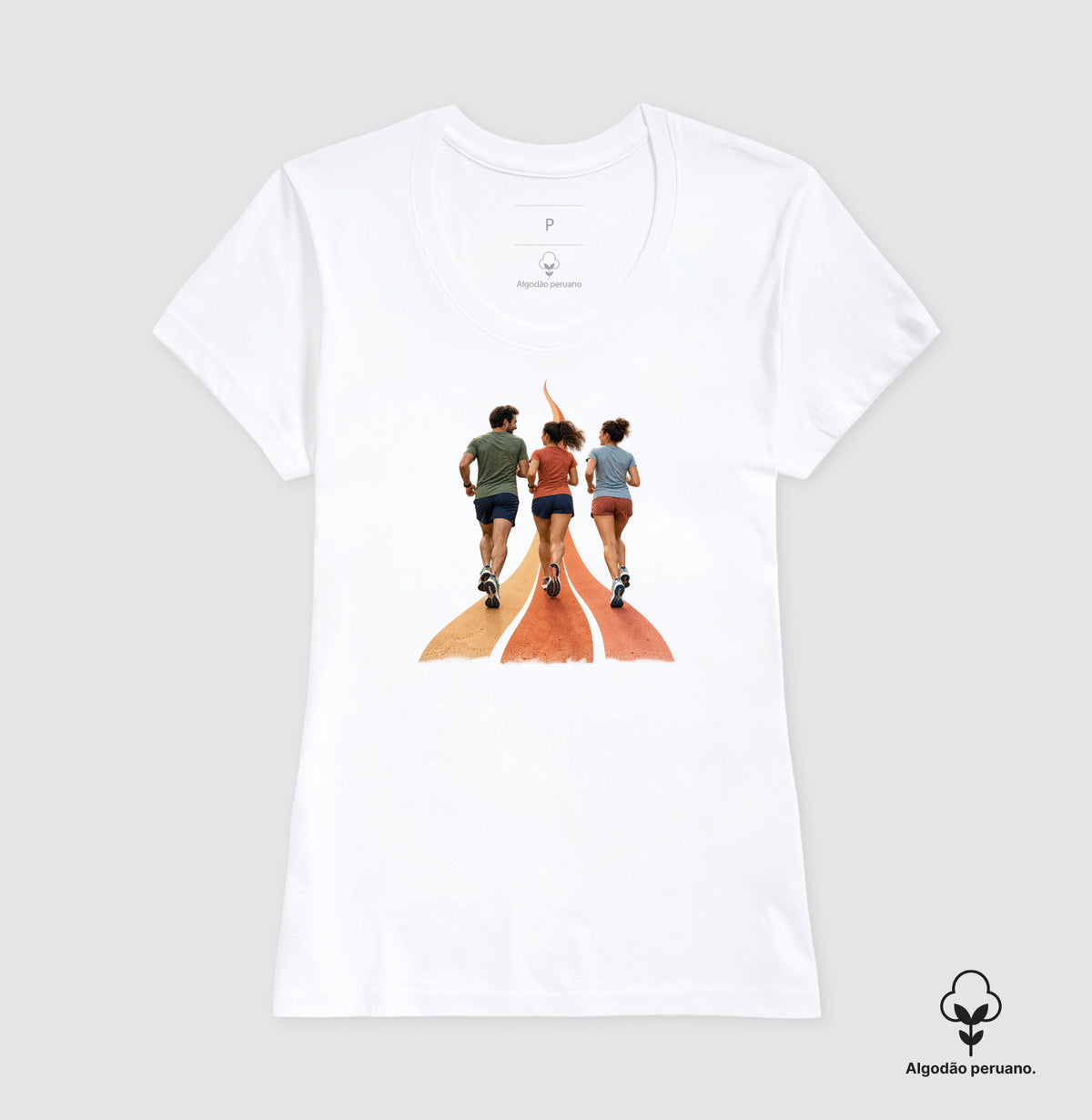 Camiseta Algodão Peruano - Último Quilômetro Juntos
