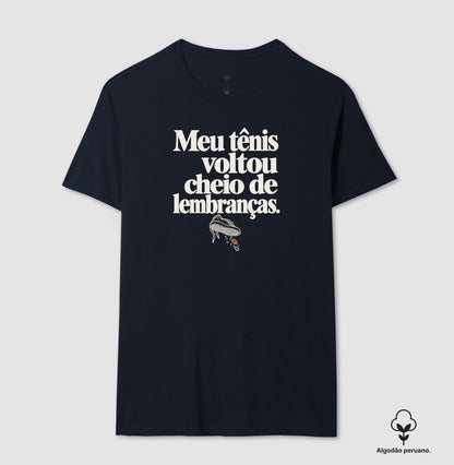 Camiseta Algodão Peruano - Areia de Brinde