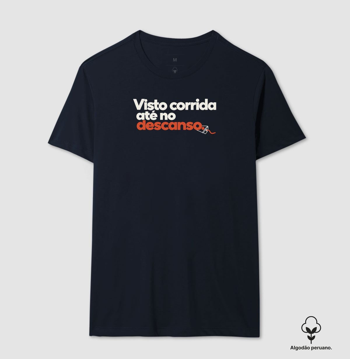 Camiseta Algodão Peruano - Corrida no Guarda-Roupa