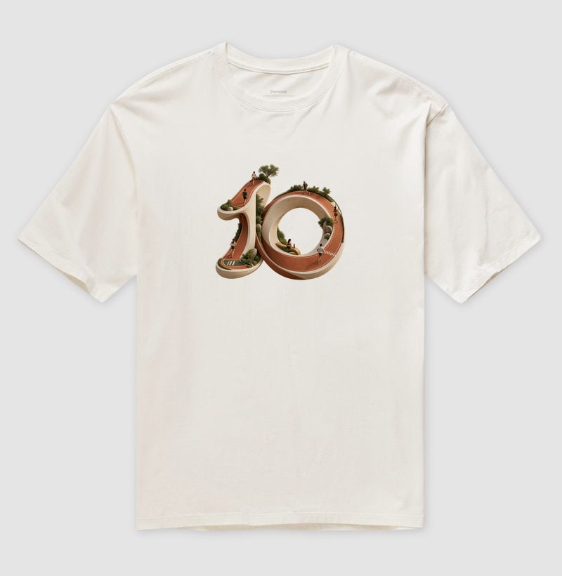 Camiseta Oversized - Dez Redondo