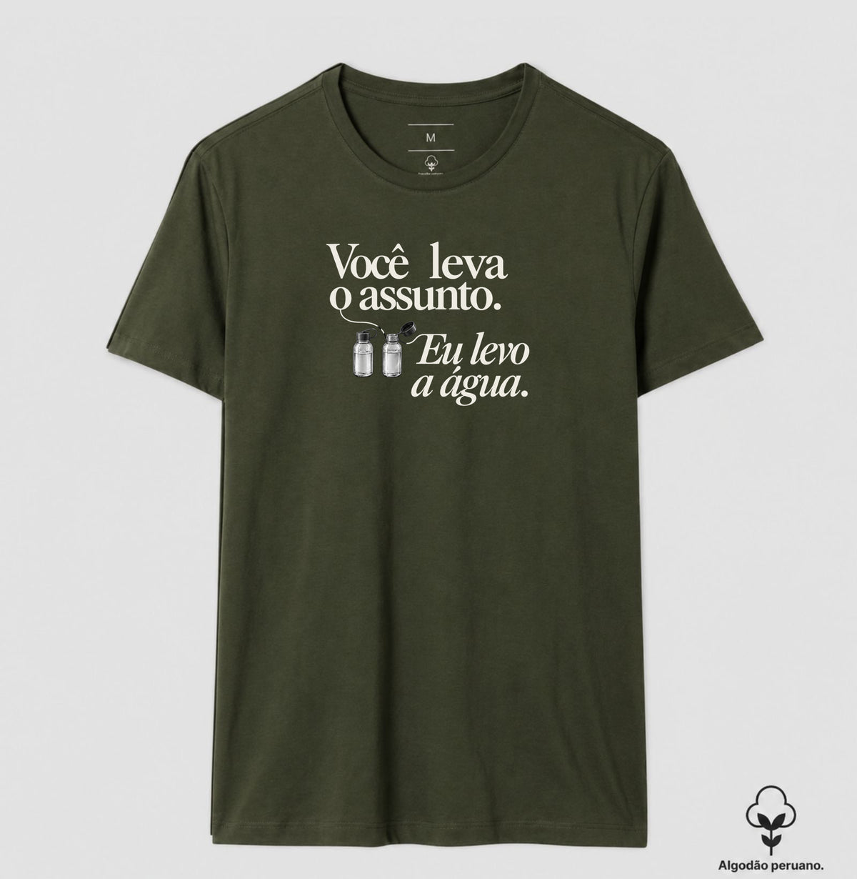 Camiseta Algodão Peruano - Dupla Combinada