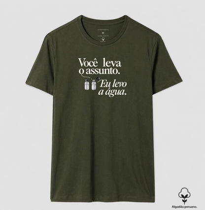 Camiseta Algodão Peruano - Dupla Combinada