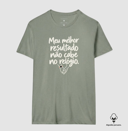 Camiseta Algodão Peruano - História Sem Número, Masculino, Verde Oliva