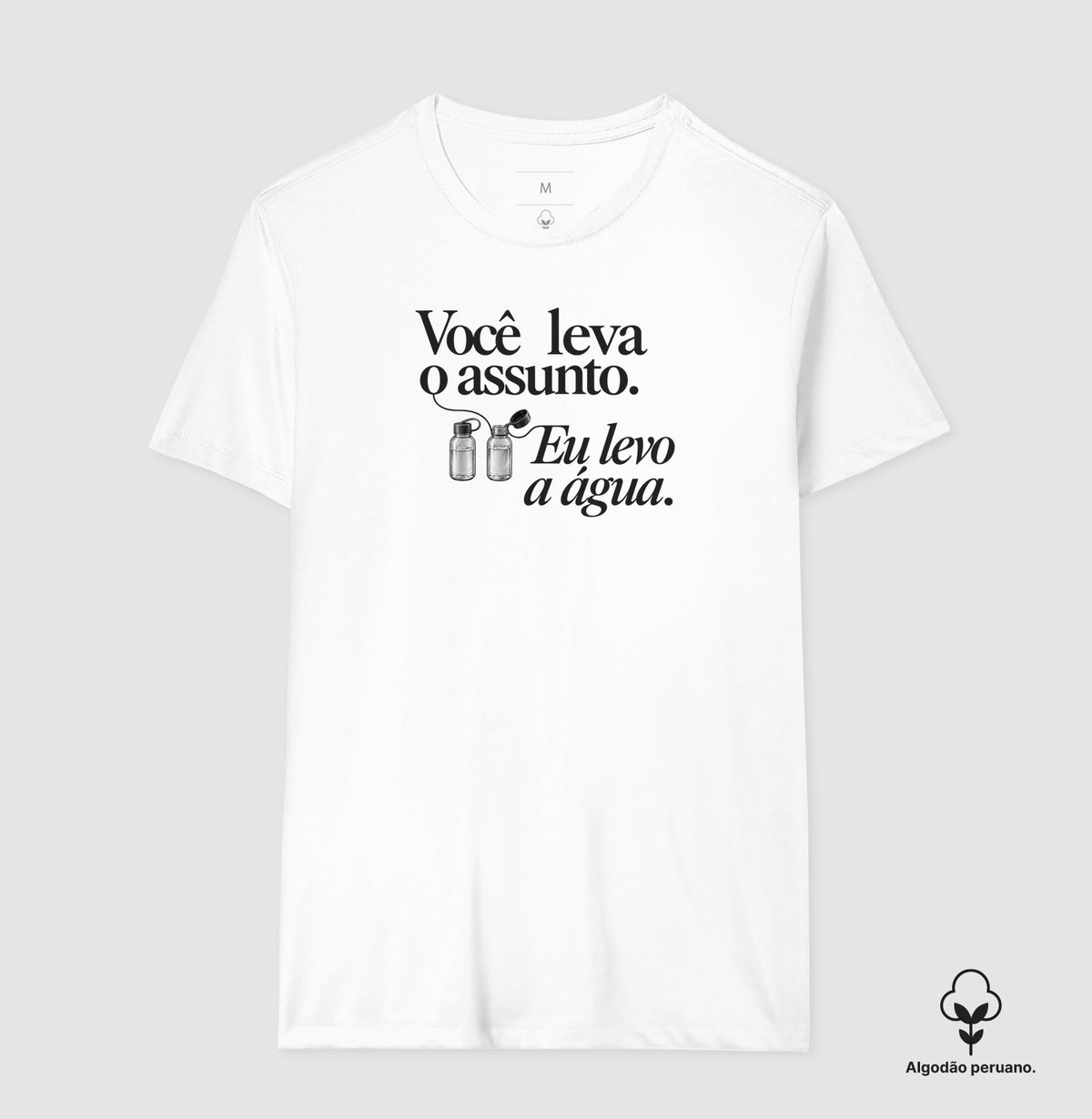 Camiseta Algodão Peruano - Dupla Combinada