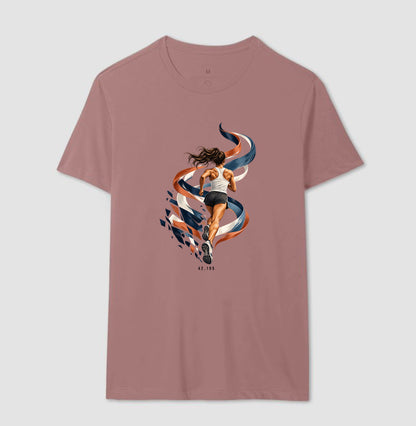 Camiseta Unissex - Dentro da Maratona, Masculino, Rosa