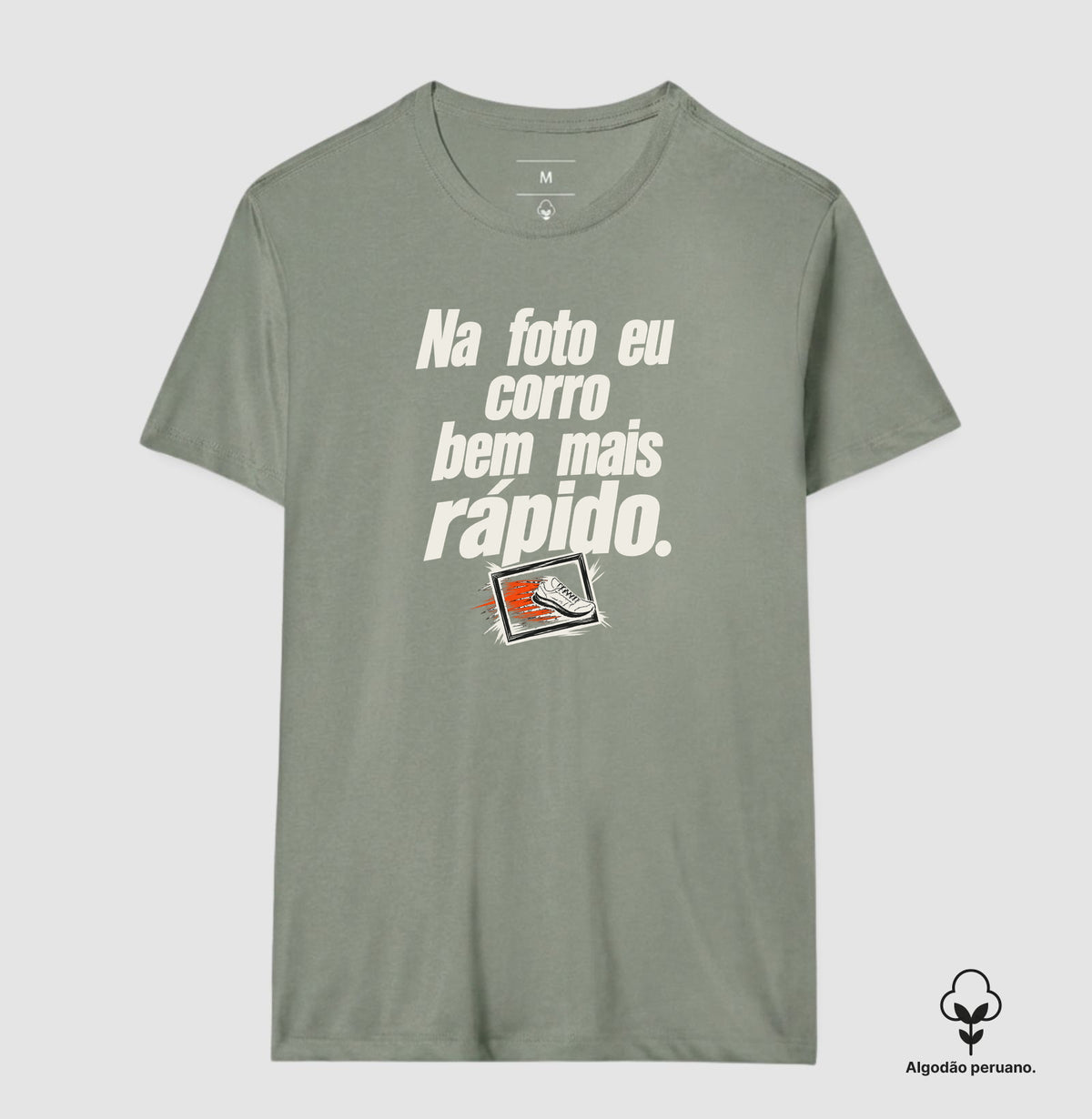 Camiseta Algodão Peruano - Na Hora da Foto