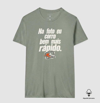 Camiseta Algodão Peruano - Na Hora da Foto