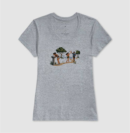 Camiseta Unissex - Primeiro Longão, Feminino, Cinza
