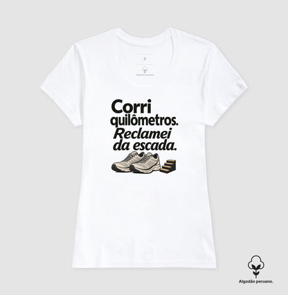 Camiseta Algodão Peruano - Escada Surpresa