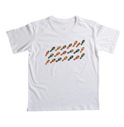 Camiseta Infantil - Passos que Ficaram