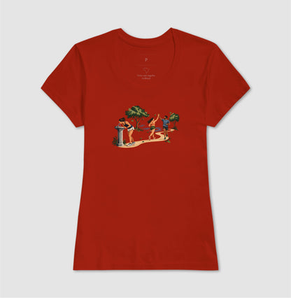 Camiseta Unissex - Primeiro Longão, Feminino, Vermelho