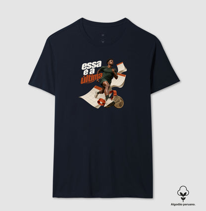 Camiseta Algodão Peruano - Inscrição Inevitável
