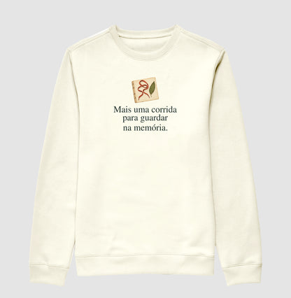 Suéter Moletom - História no Peito, Off White