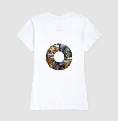 Camiseta Unissex - Um Ano em Movimento, Feminino, Branca